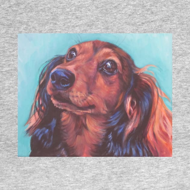 Dachshund Fine Art Painting by LASHEPARD